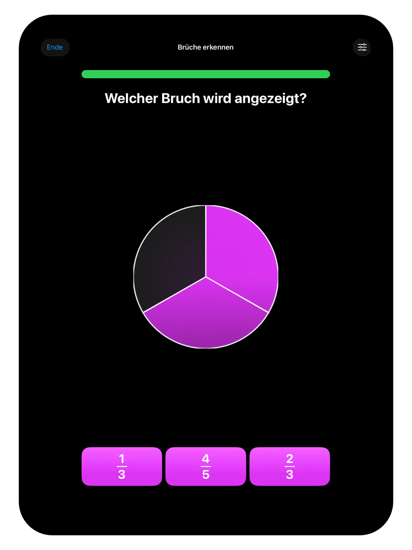 Brüche am Kreis erkennen